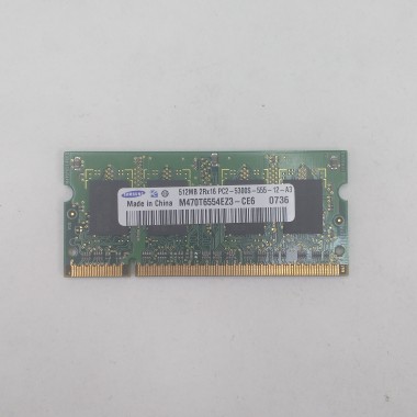 Оперативная память SAMSUNG (M470T6554EZ3-CE6) DDR2 512MB 2Rx16 PC2-5300S-555-12-A3 Б/У с разбора