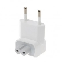 Переходник для адаптера Apple / Переходник (Евровилка) для блока питания Macbook, Ipad / 12Вт, Белый