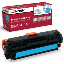 Картридж SONNET совместимый CF411X Cyan для LaserJet Color Pro M377dw/M452nw/M452dn/M477fdn/M477fdw